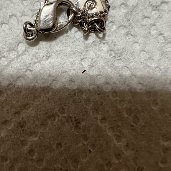 Swarovski brand beautiful red heart silver necklace - Picture 9 of 10